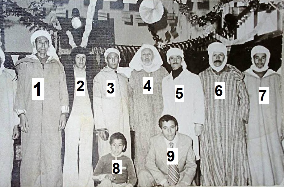 صورة لبعض أبناء عين بني مطهر سنة 1980