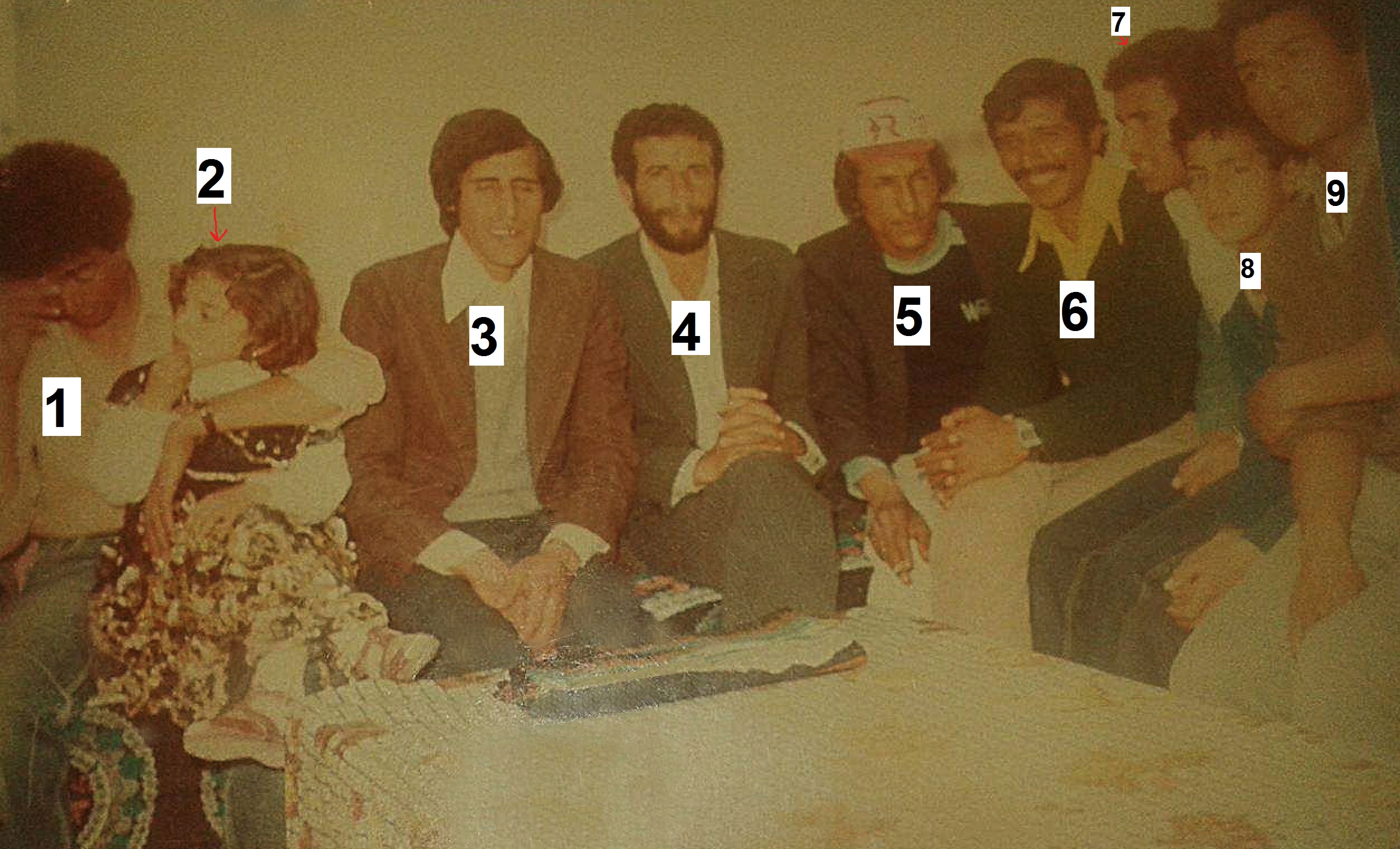 صورة لبعض أبناء عين بني مطهر في الثمانينات