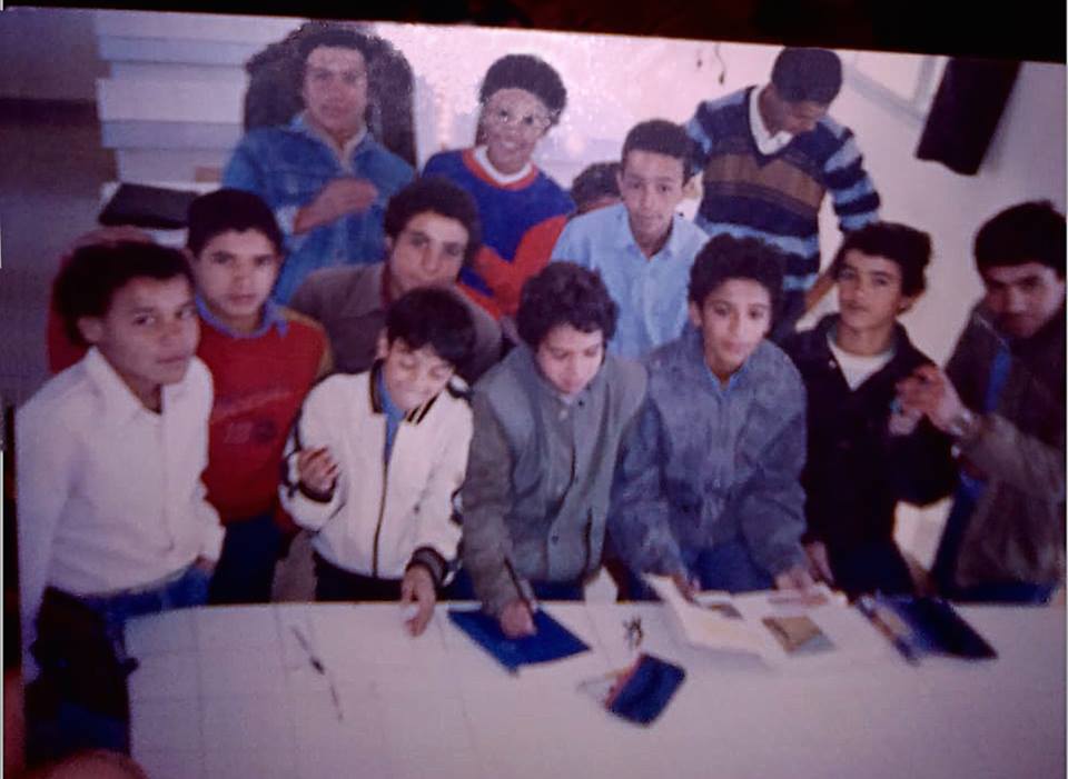 صورة لتلاميذ الثانية إعدادي بثانوية إبن خلدون في العام 1986