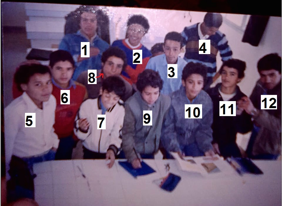 صورة لتلاميذ الثانية إعدادي بثانوية إبن خلدون في العام 1986