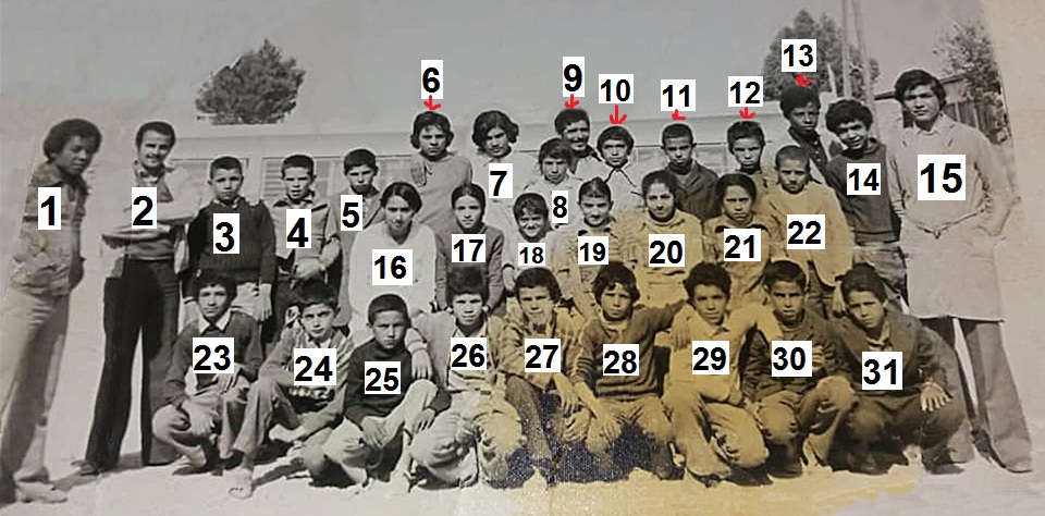 تلاميذ قسم الخامس إبتدائي ( الشهادة ) موسم 1977 ـ 1978