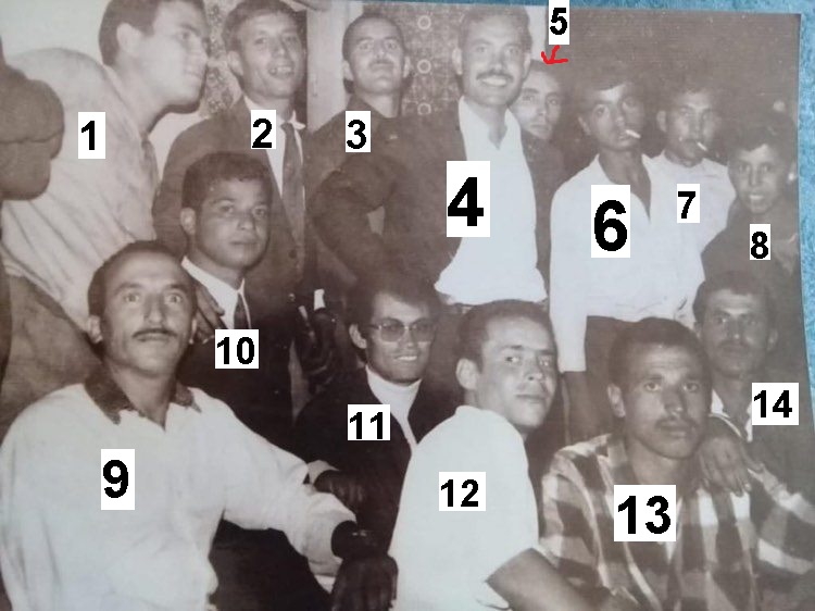 بعض من رجال التعليم بمدرسة عبد الواحد المراكشي